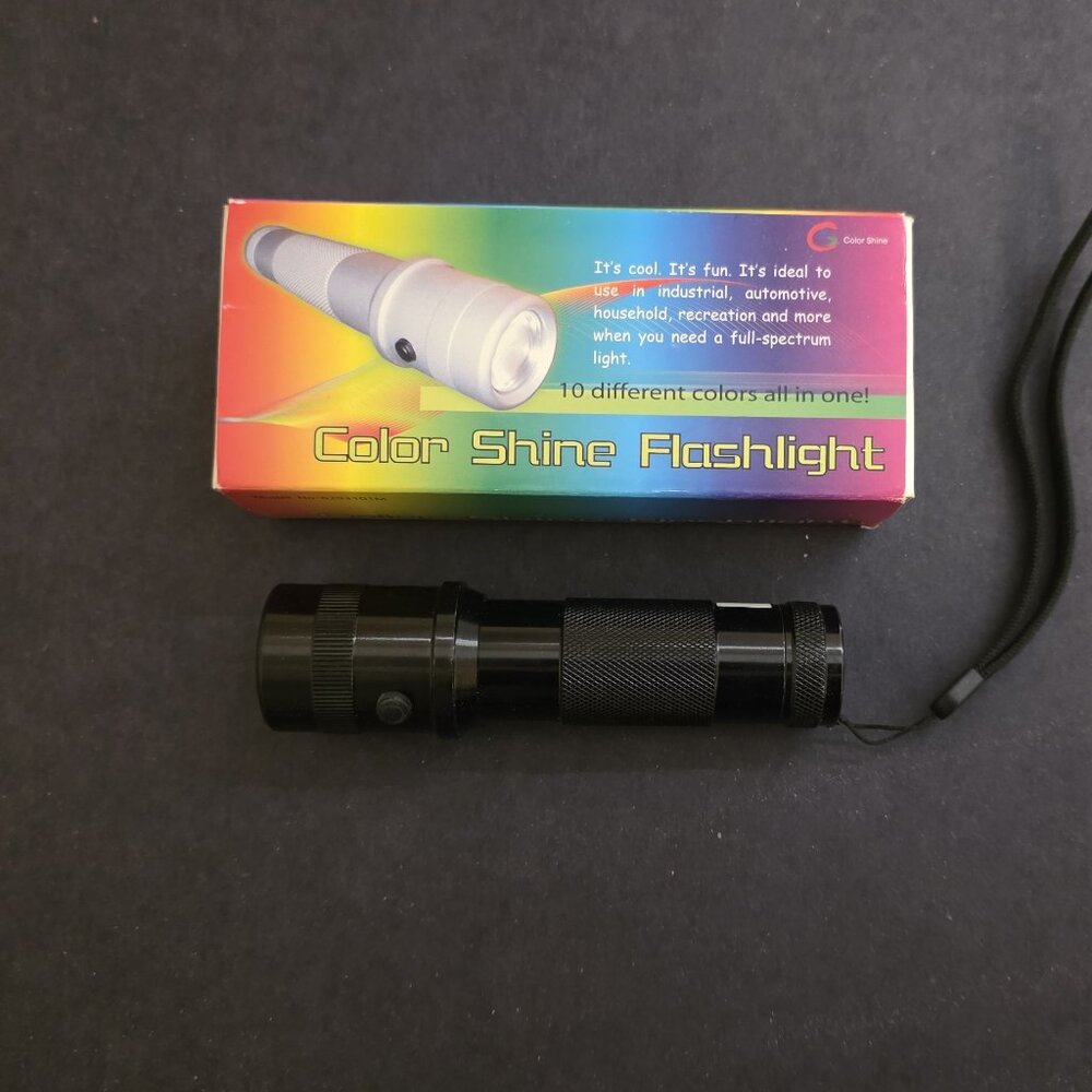 Multi Colored Programmable Flashlight
